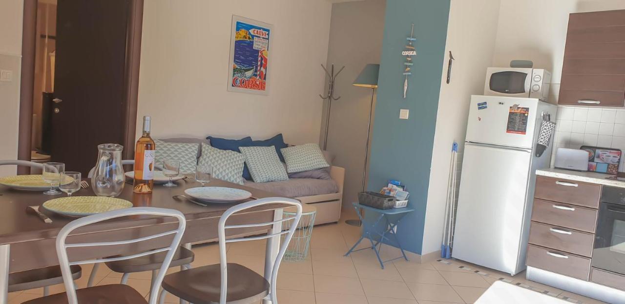 Joli Appartement En Corse Avec Piscine Belgodère Exterior foto